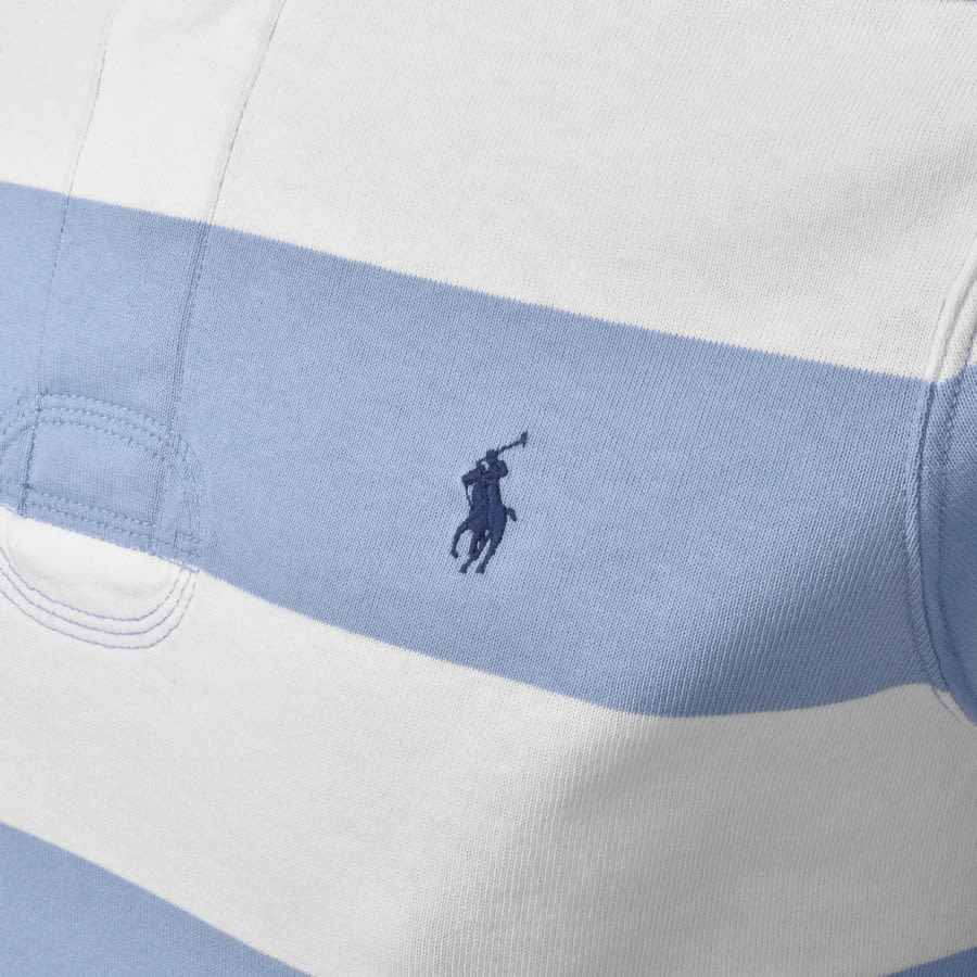 Alternative Image for ProductRalph Lauren Long Sleeve Rugby Polo T Shirt Blue3